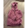 Veste polaire rose à capuche H&M taille 2 ans - 92 cm 
