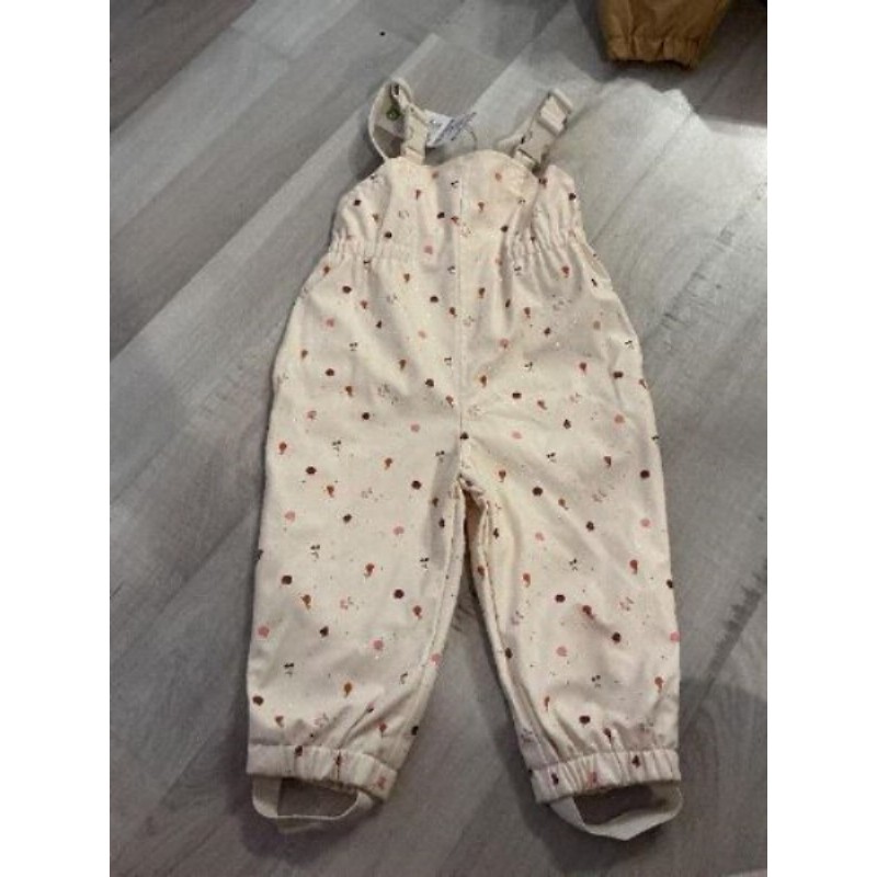 Combinaison KIABI taille 18 mois  de pluie crème avec motifs fruits neuve avec étiquette 