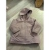 Manteau cire doublure polaire  mauve foncé ZARA taille 2-3 ans / 98 cm