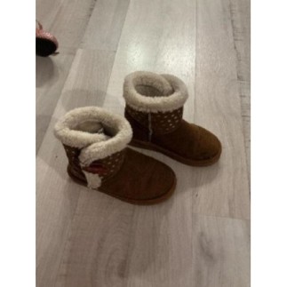 Bottines fourrees marron...