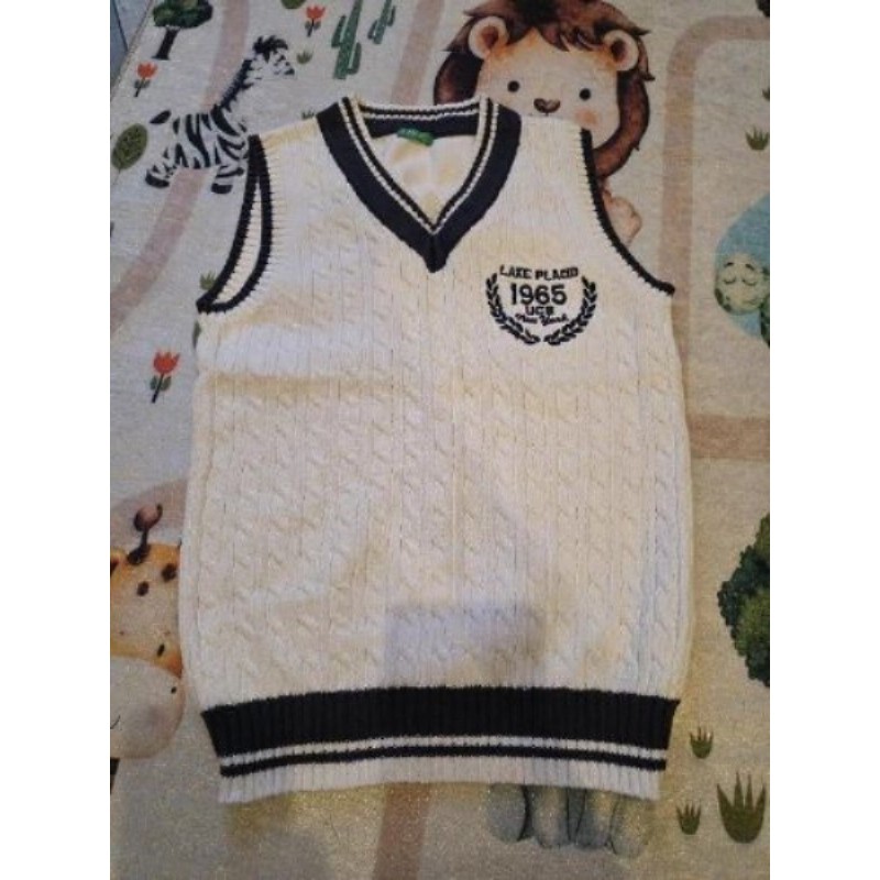 Pull sans manches Benetton T. 10/11ans