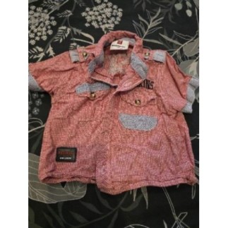 Chemise rouge Redskins 2ans