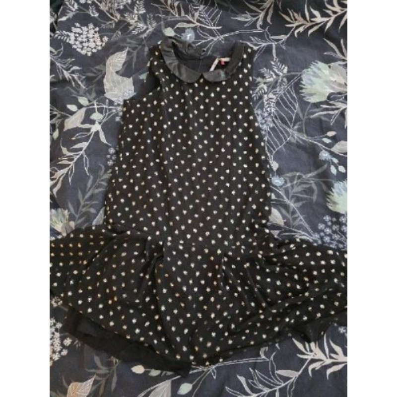 Robe nois a pois 10ans