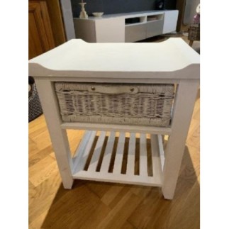 Chevet blanc vintage 