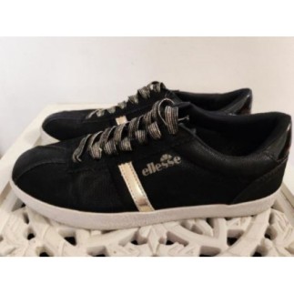 Basket Ellesse noir doré 37