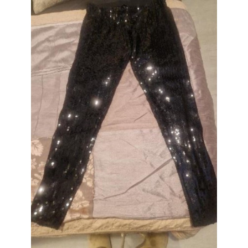 Pantalon strass soirée 34