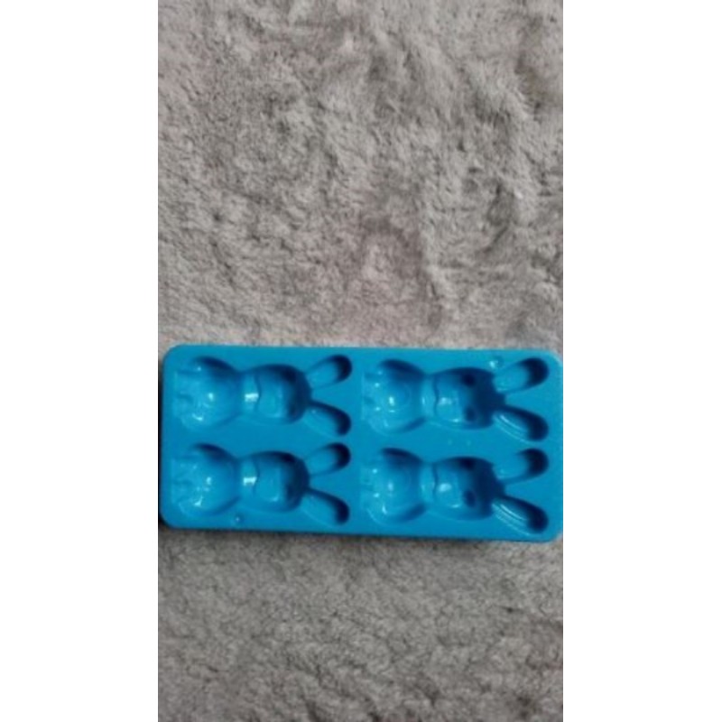 Moule lapin crétin bleu