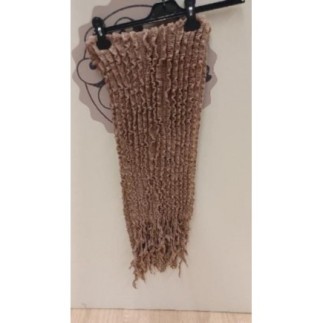 Écharpe rose poudrée 