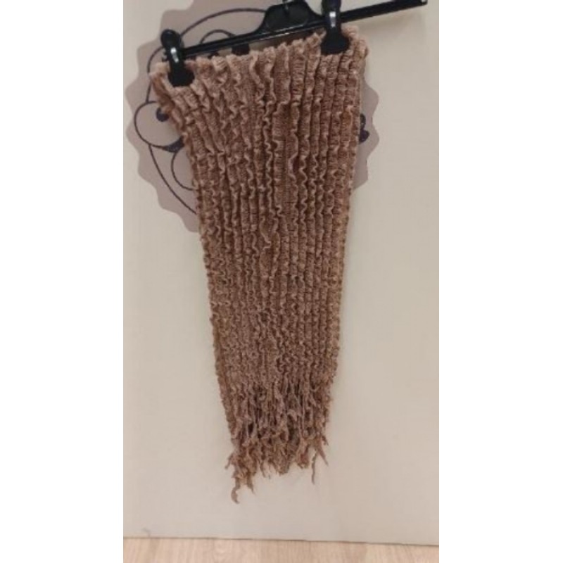 Écharpe rose poudrée 