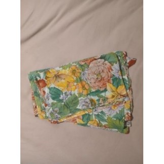 Nappe ronde avec torchon 