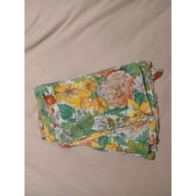 Nappe ronde avec torchon 