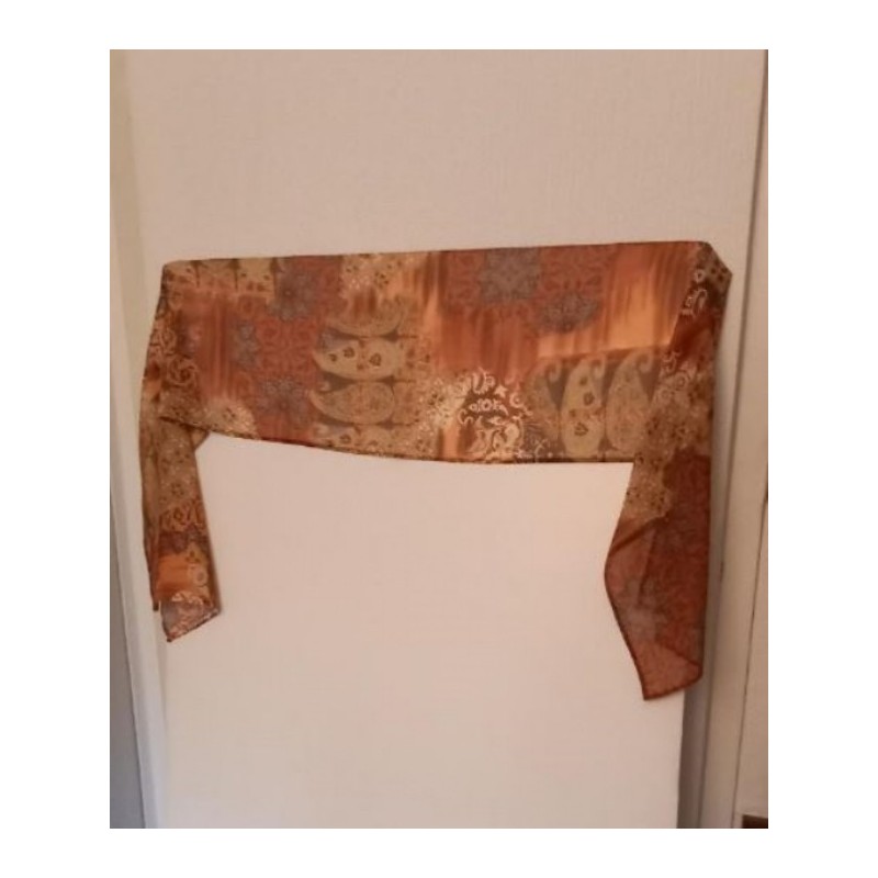 foulard léger ton marron