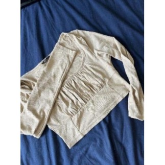 Top beige femme M Shein