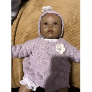 Bébé Reborn habits lavande 