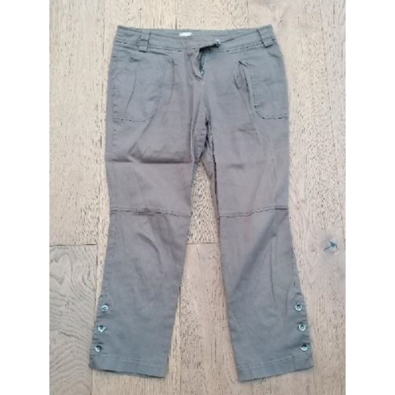 Pantalon kaki, bas étroit, CYRILLUS - Taille 40