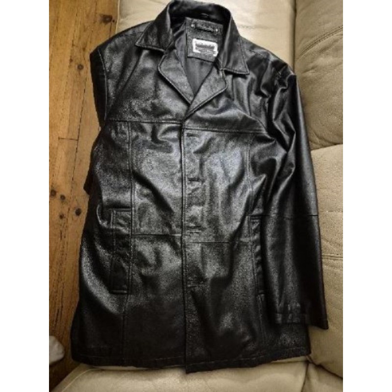 Manteau cuir XL