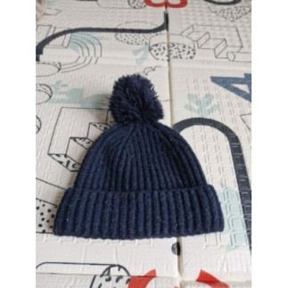 Bonnet bleu bb garçon T.3/6...