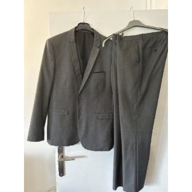 COSTUME HOMME GRIS  SILVIO BOSSI T48