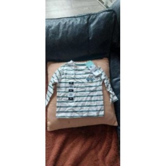 Haut manche longue rayé...