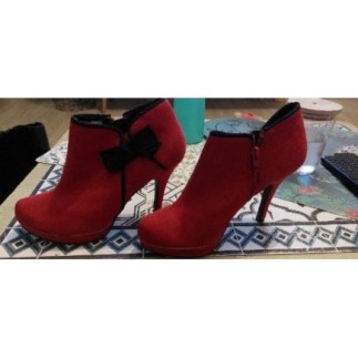 Bottine rouge Rainbow...