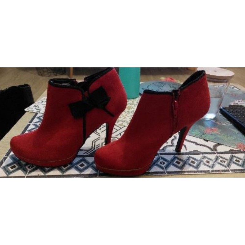 Bottine rouge Rainbow taille  37