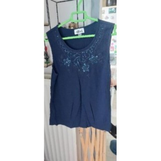 Blouse bleu  afibel taille...