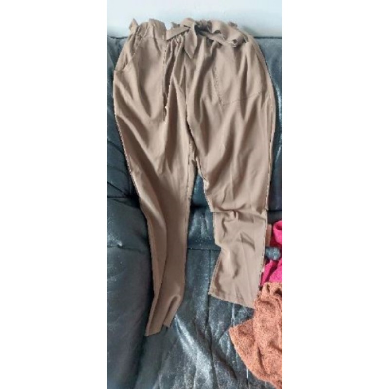 Pantalon fluide vert taille 36 