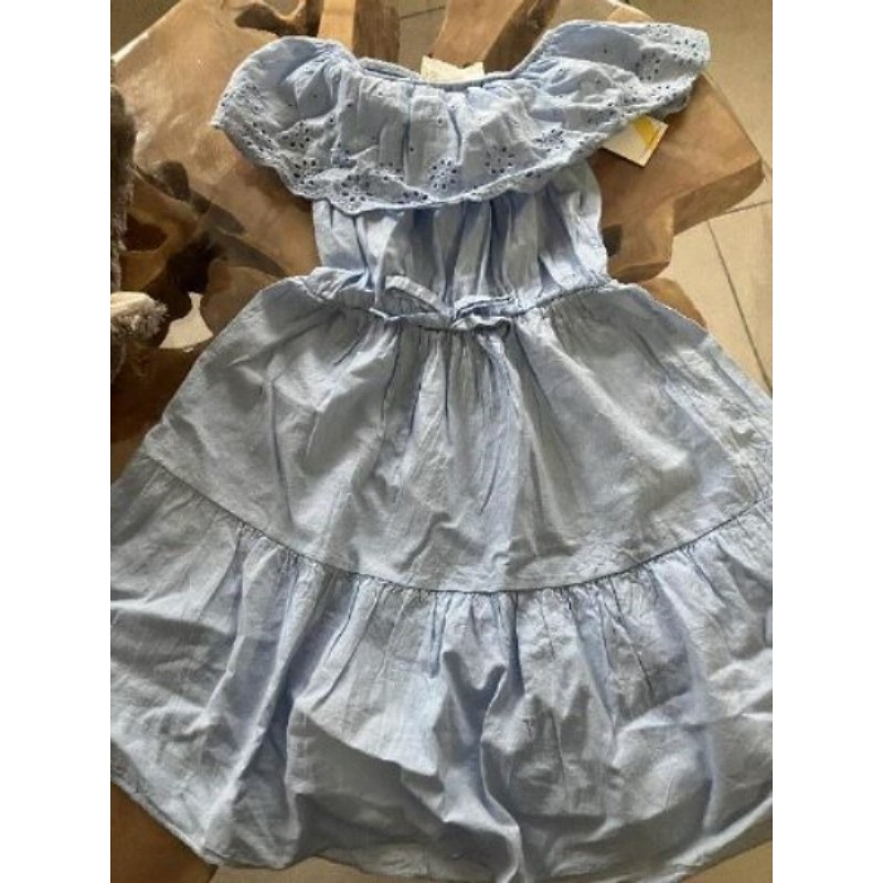Robe été bleu ciel T 8 ans