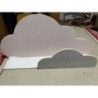 Décoration murale nuage rose/gris