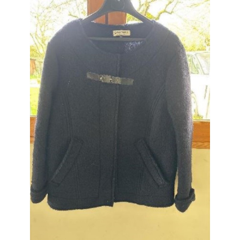 Veste 70% laine Bermudes bleu marine taille M