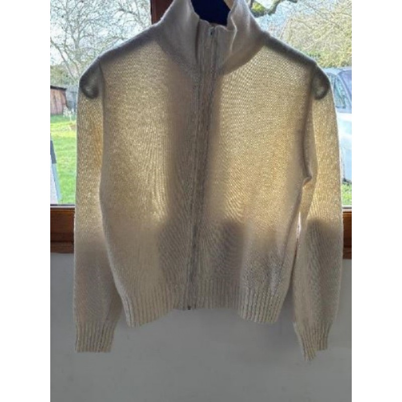 Gilet Levis blanc laine Taille S