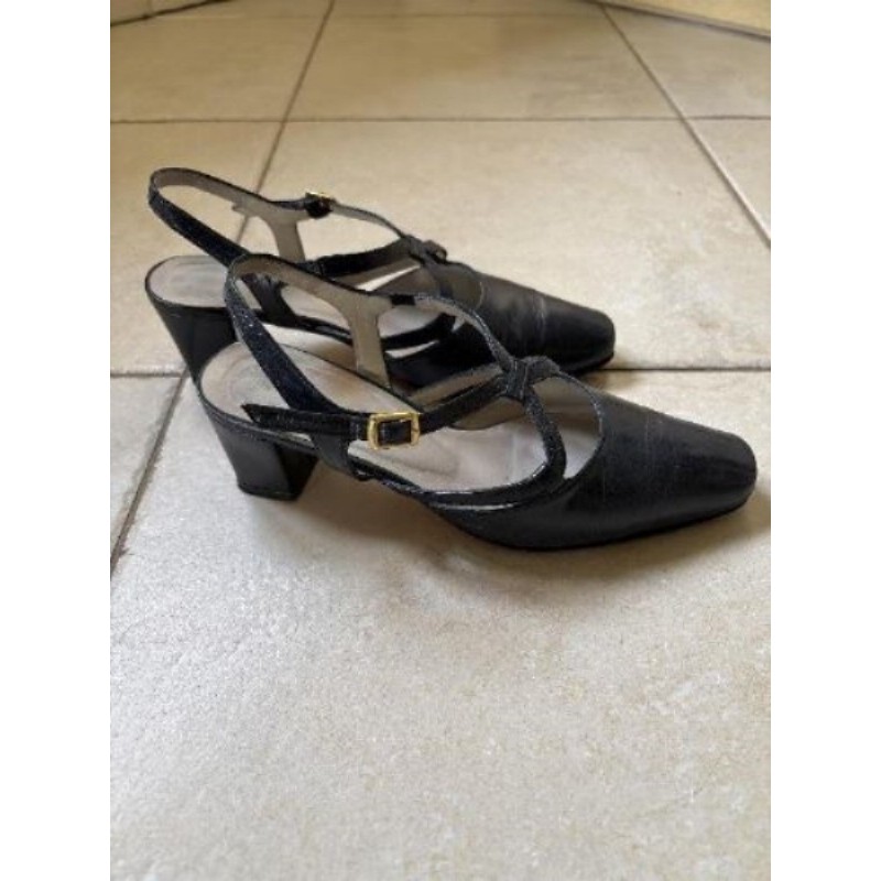 Sandales à Talons Bleu Taille 35