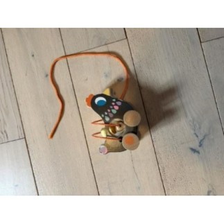 JOUET BOIS POULE