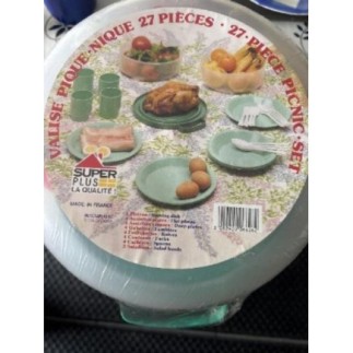 Valise pique nique 27 pieces