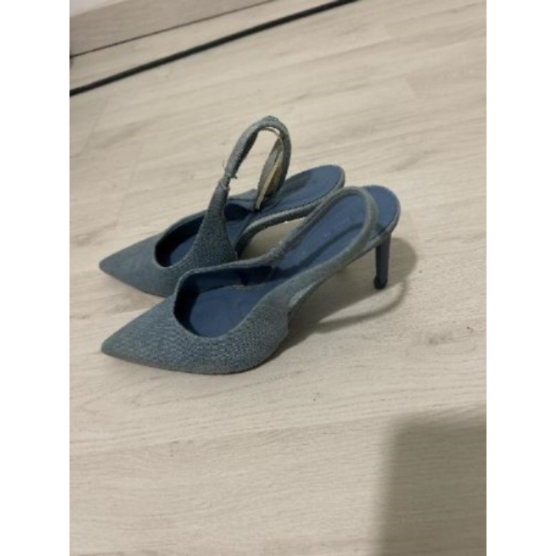 Escarpins jean bleus 38!