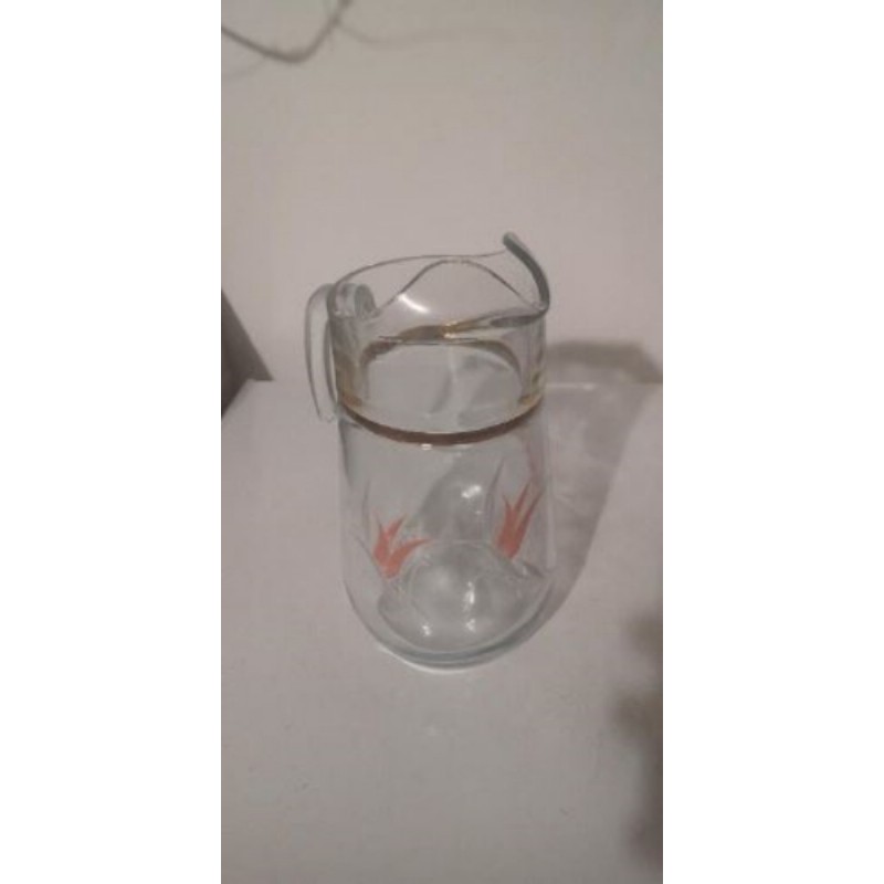 Carafe motif fleurs 