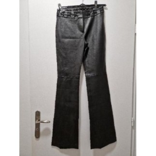 Pantalon noir Taille 38 Mango