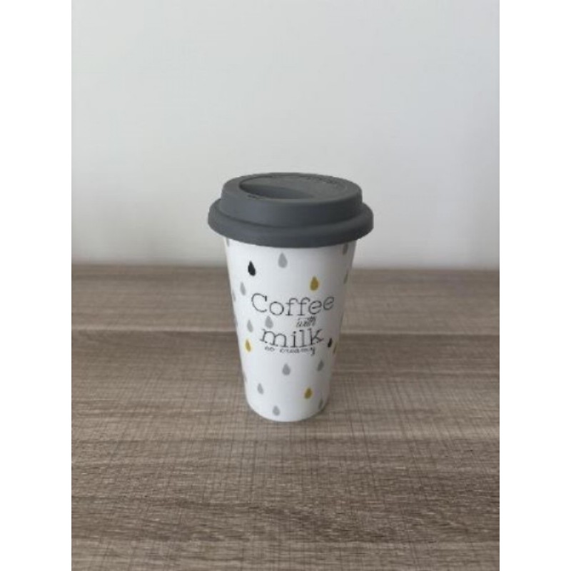 Mug coffee with milk