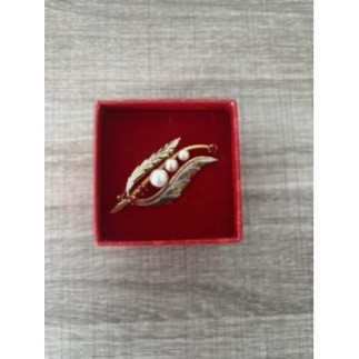 Bijoux -  Broche dorée 