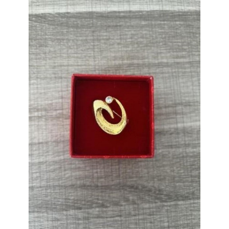 Bijoux -  Broche dorée 