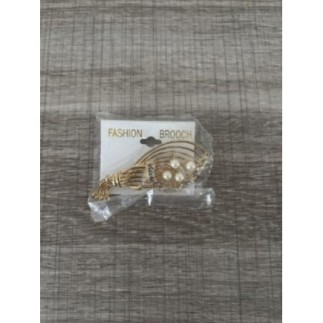 Bijoux - Broche dorée 