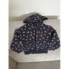 Veste à fleurs Kiabi bleu Marine 6 ans (taille petit) 