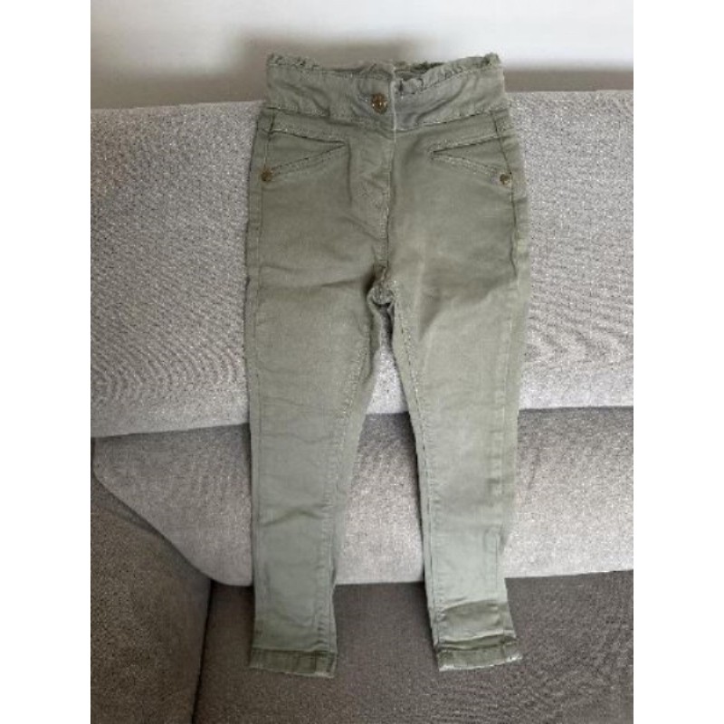 Jean Skinny Tape à l’œil Kaki 5 ans (taille petit)