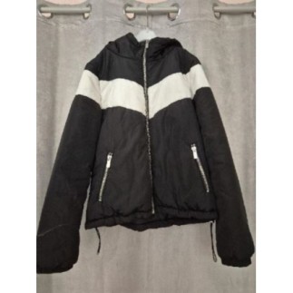 Doudoune noire et blanche T40