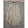 Ensemble Jupe Veste Beige Lin T40 