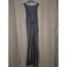 Robe de soirée longue Grise brillante T40