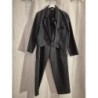 Ensemble smoking Veste Pant Femme noire T2