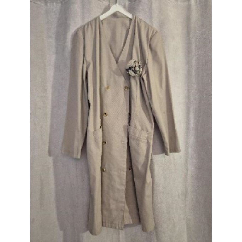 Robe boutonnée Beige T40