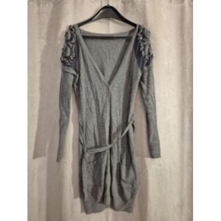 Gilet brodé gris T38