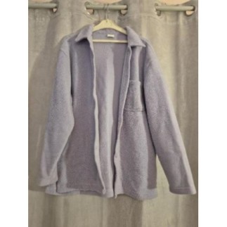 Surchemise Laine Mauve M